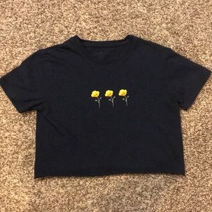 Brandy Yellow Flower Tee